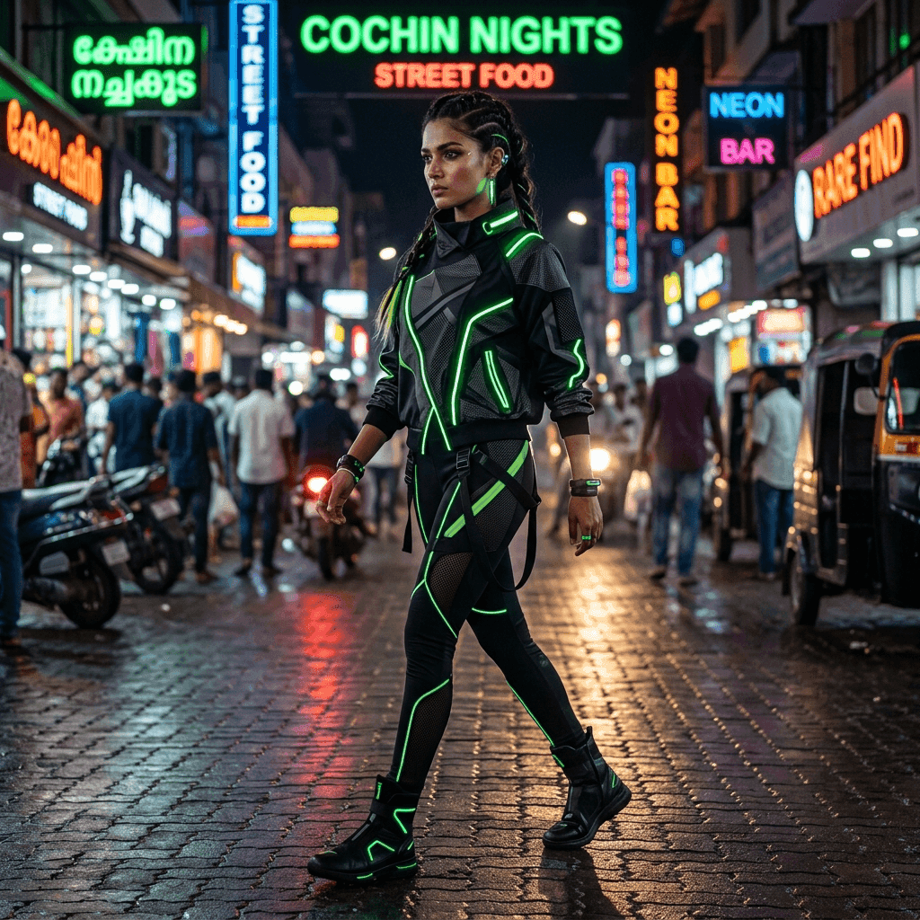 Cochin Nights Fashion - AI Video Production Kerala